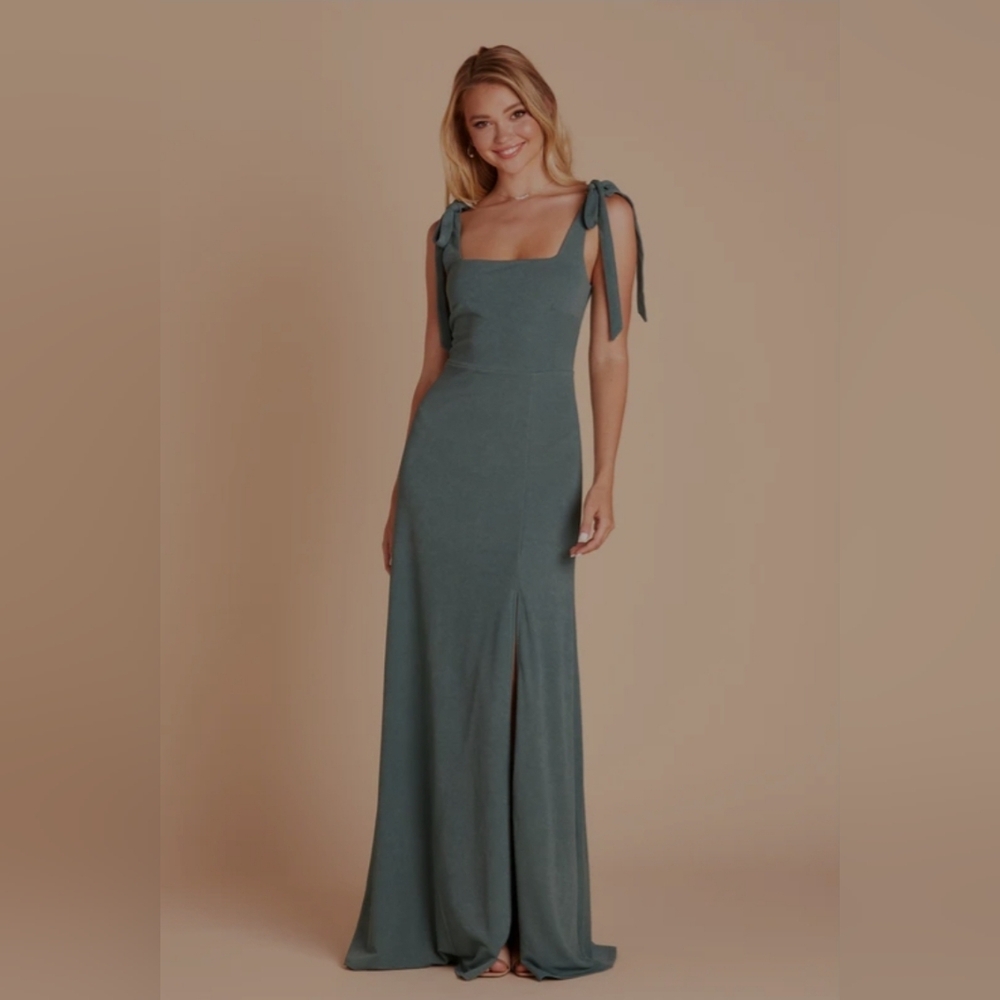 Birdy Grey Sea Glass Tie-Strap Maxi Dress